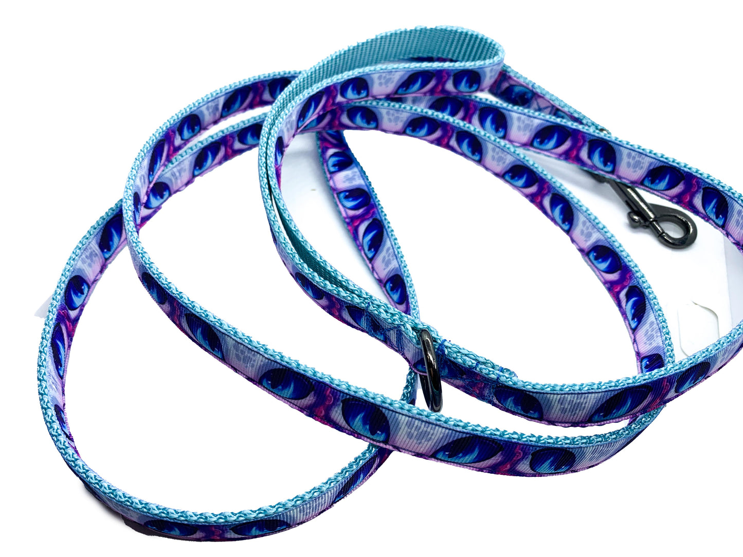 Blue Eyes Leash 3/4" width Choose your length