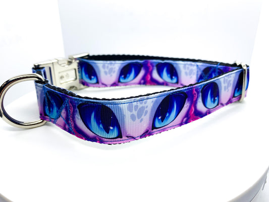 Blue Eyes Collar, Adjustable Dragon Eyes