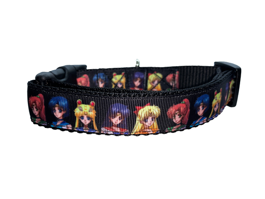 Girls Anime Collar 1" Width Adjustable