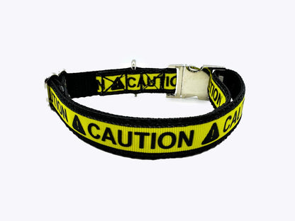 CAUTIION Dog Collar, Adjustable