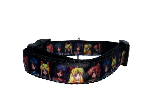 Girls Anime Collar 1" Width Adjustable