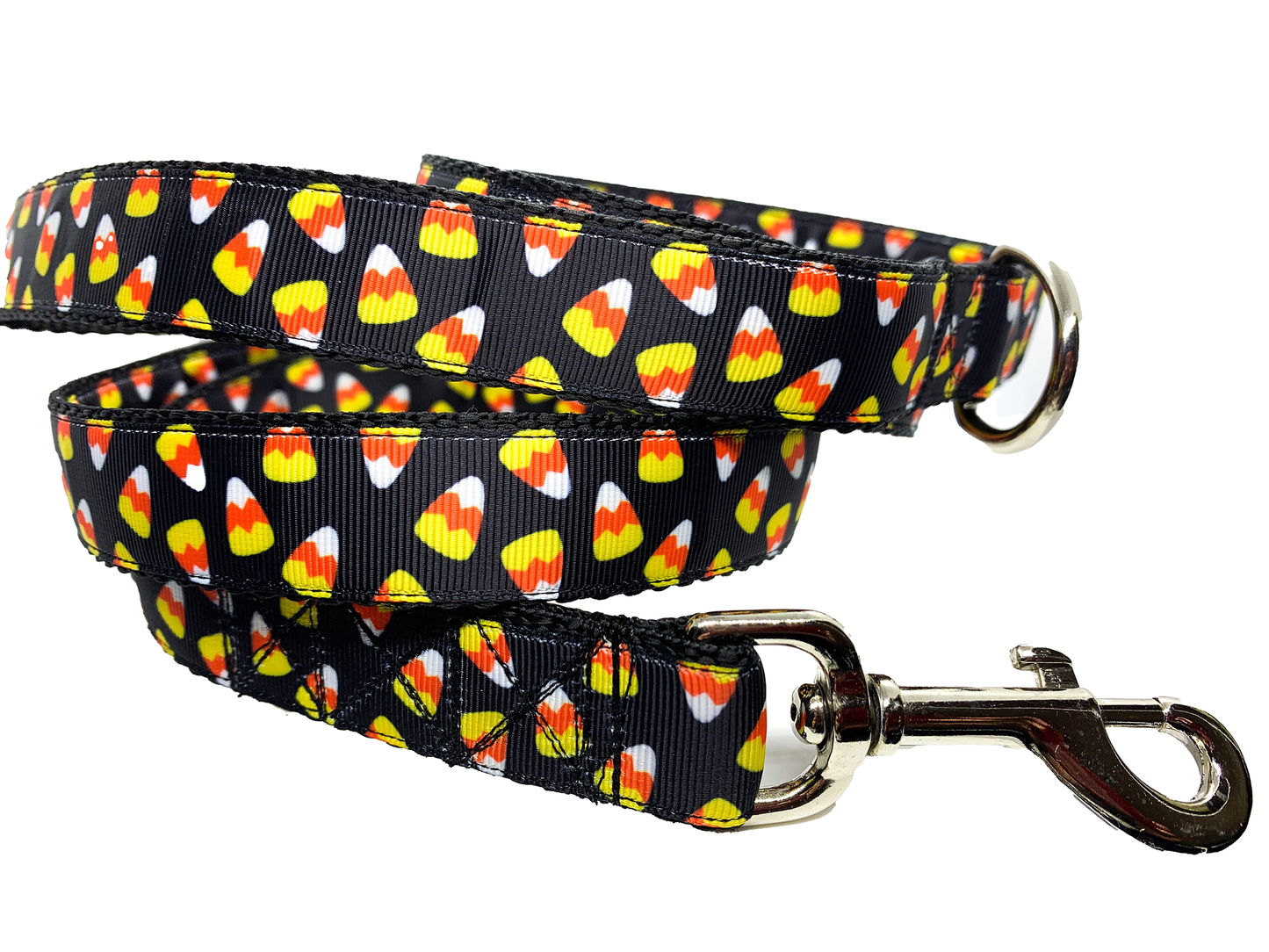 Candy Corn Leash Custom Length Halloween Leash