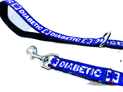 Diabetic Leash 1" width choose length