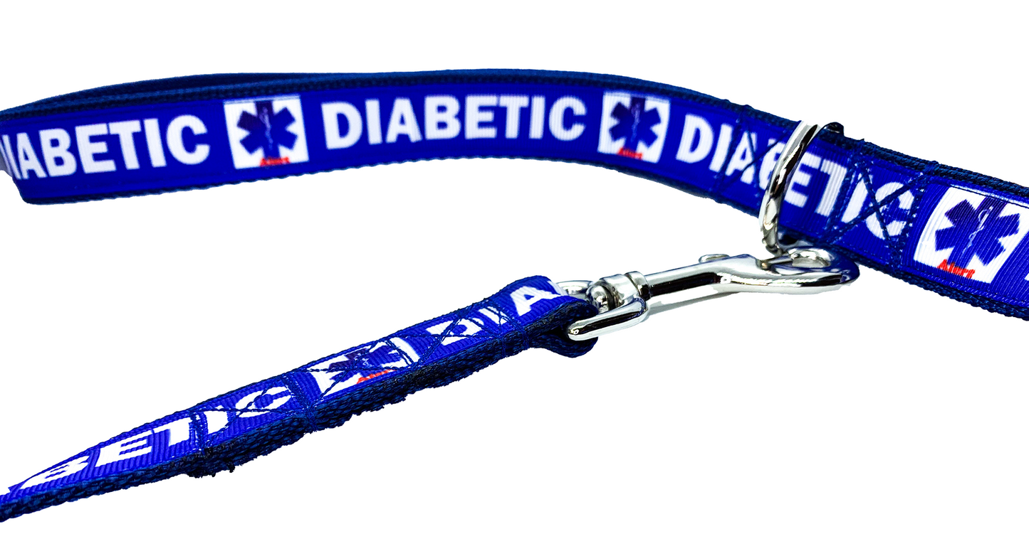 Diabetic Leash 1" width choose length