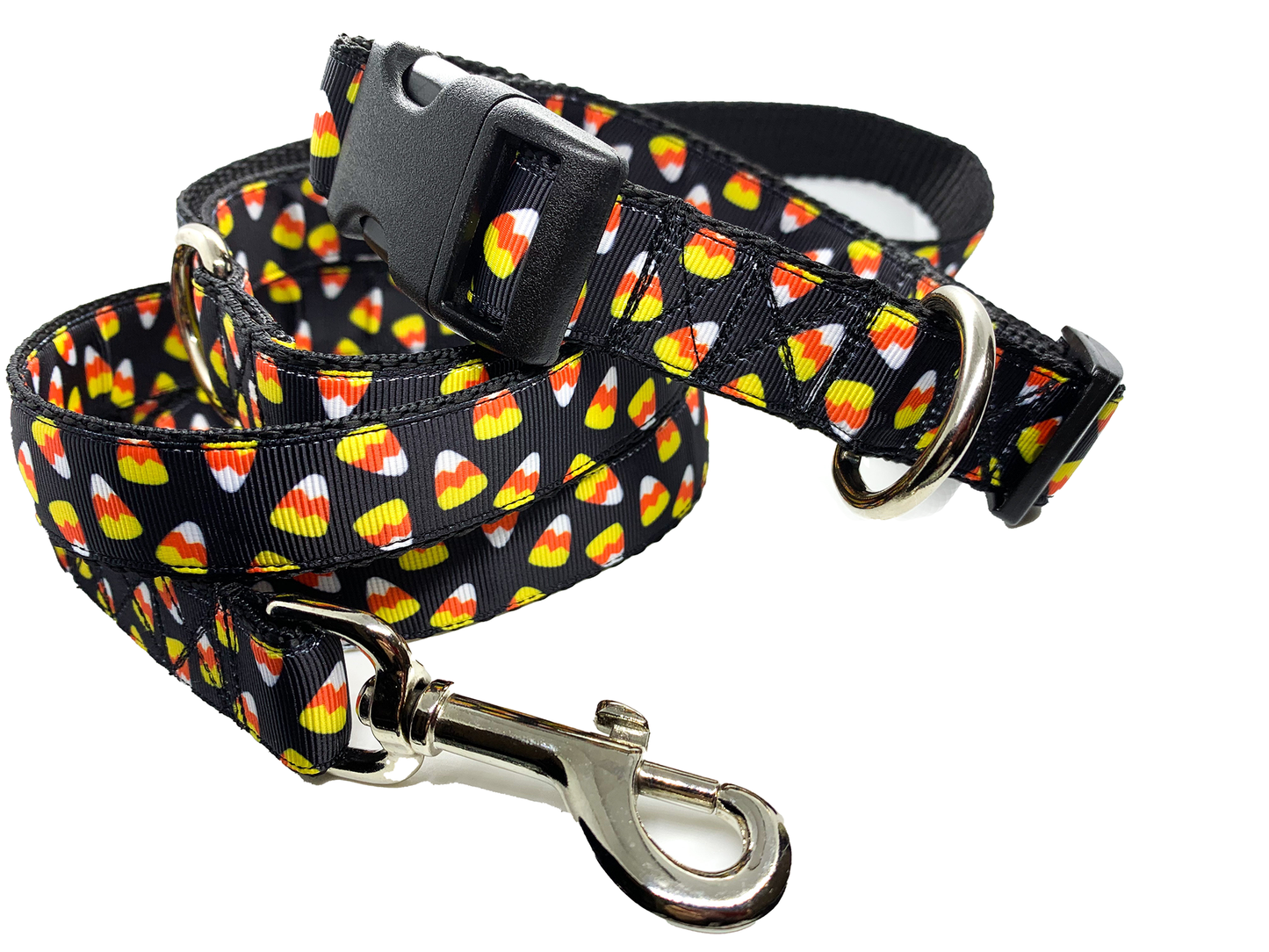 Candy Corn Leash Custom Length Halloween Leash
