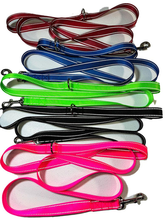 Reflective Leash 1" width choose length