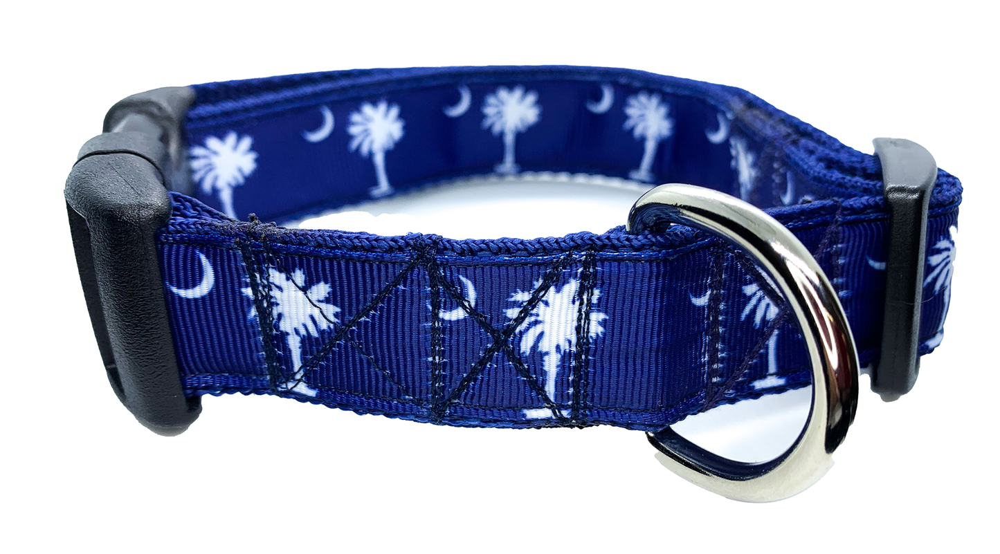 White Palmetto Collar, Adjustable South Carolina