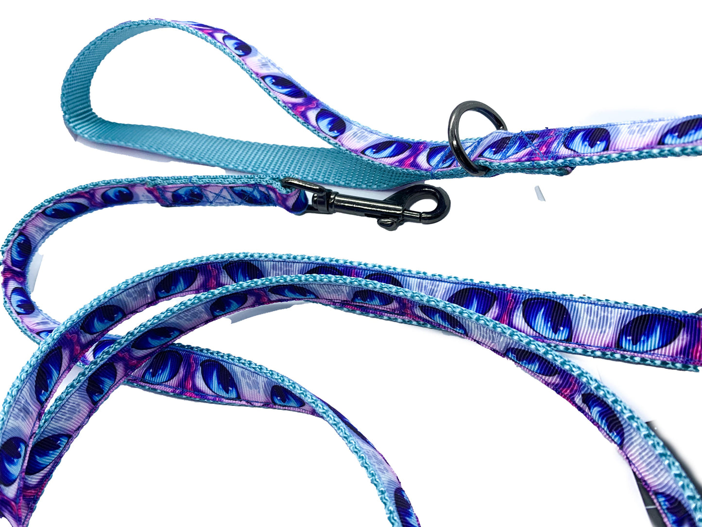 Blue Eyes Leash 3/4" width Choose your length
