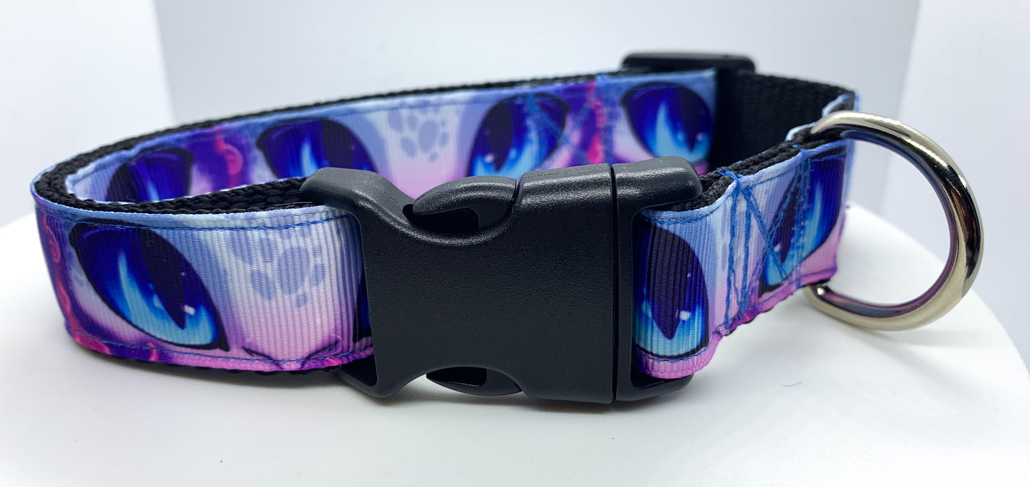 Blue Eyes Collar, Adjustable Dragon Eyes