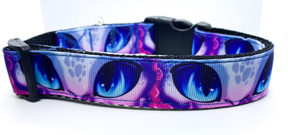 Blue Eyes Collar, Adjustable Dragon Eyes