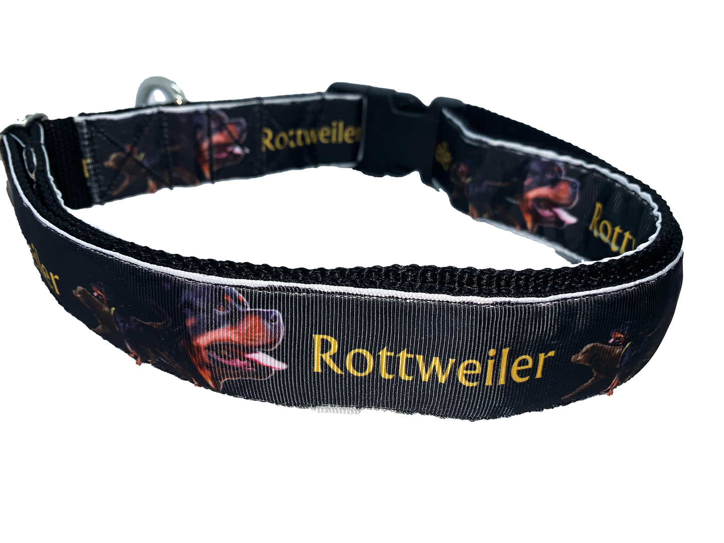 Rottweiler Collar Adjustable 1" or 1.5" width
