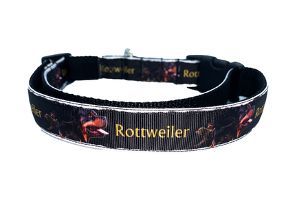 Rottweiler Collar Adjustable 1" or 1.5" width