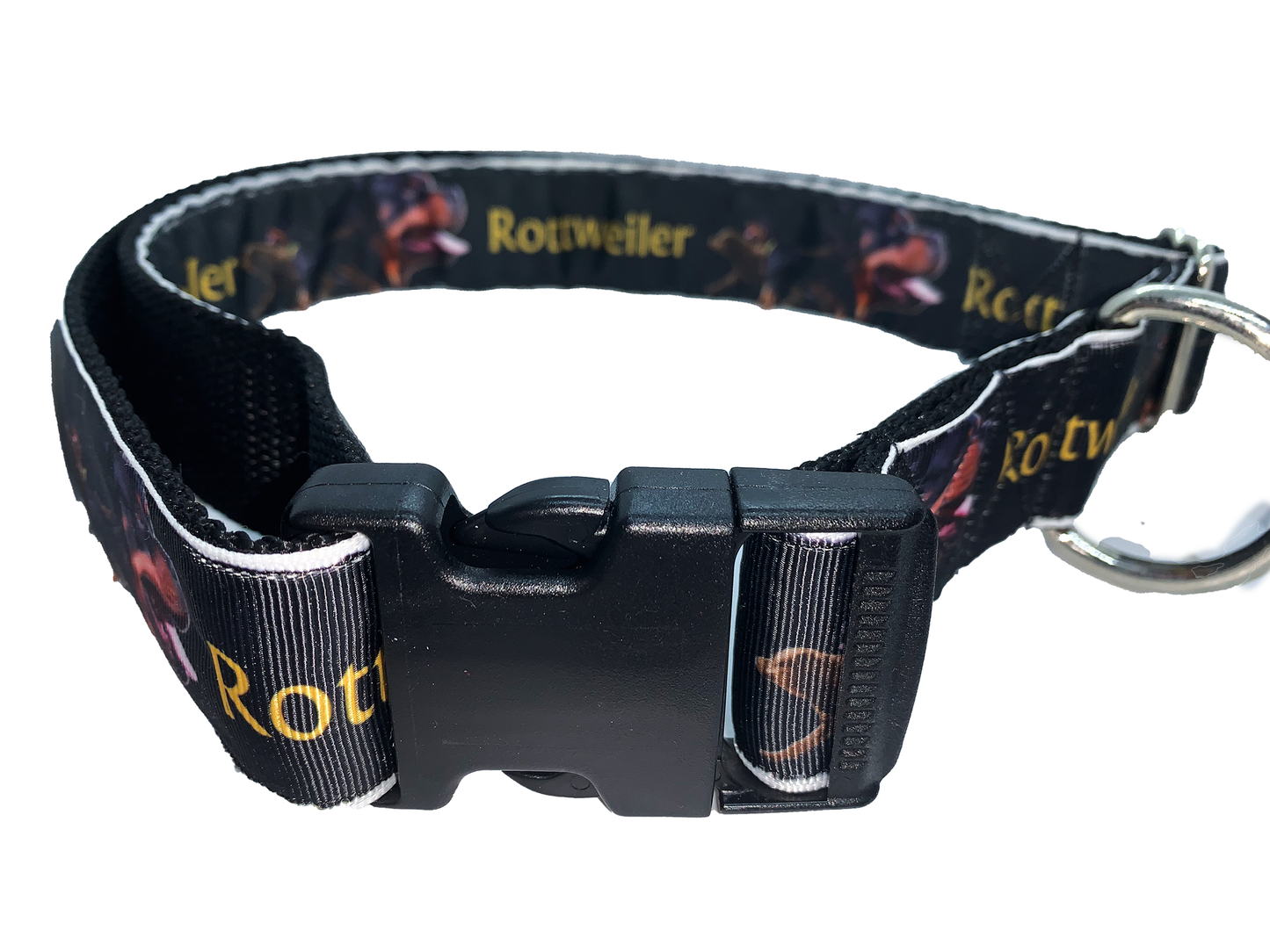 Rottweiler Collar Adjustable 1" or 1.5" width