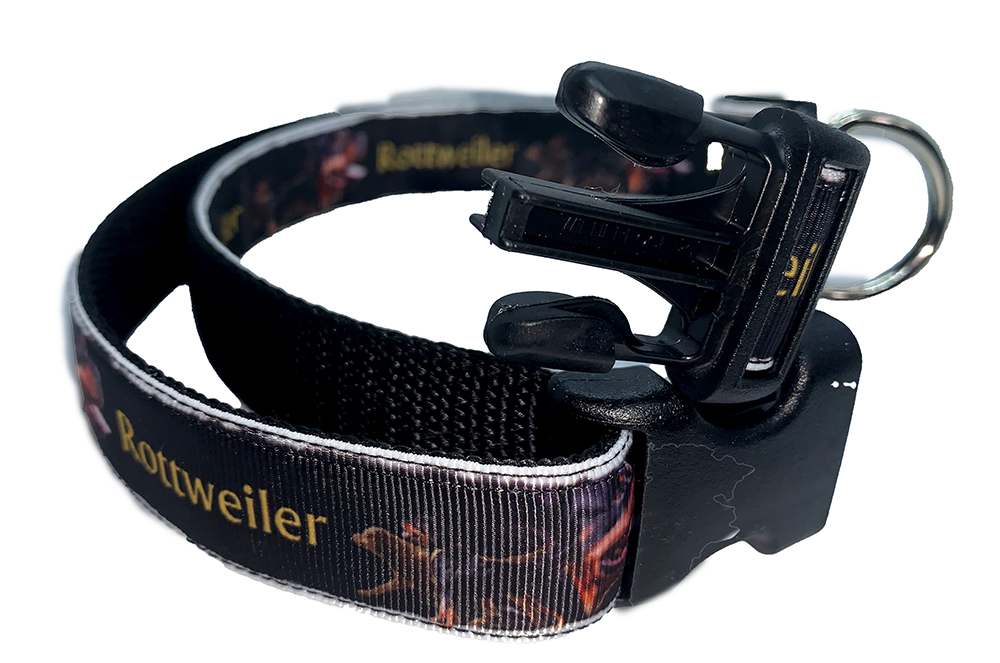 Rottweiler Collar Adjustable 1" or 1.5" width