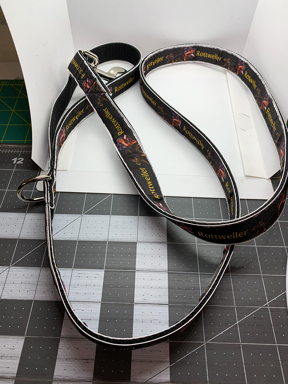 Rottweiler Leash 1" width choose length