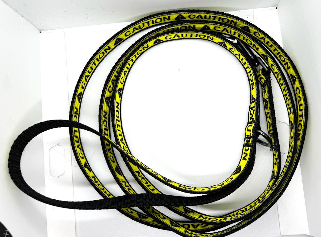Caution Leash Small 3/4 inch width Choose Length