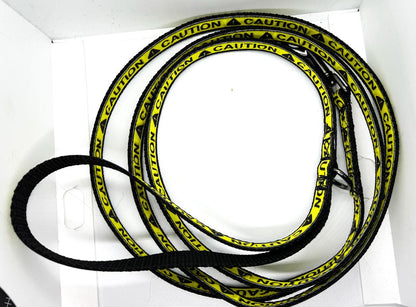 Caution Leash Small 3/4 inch width Choose Length